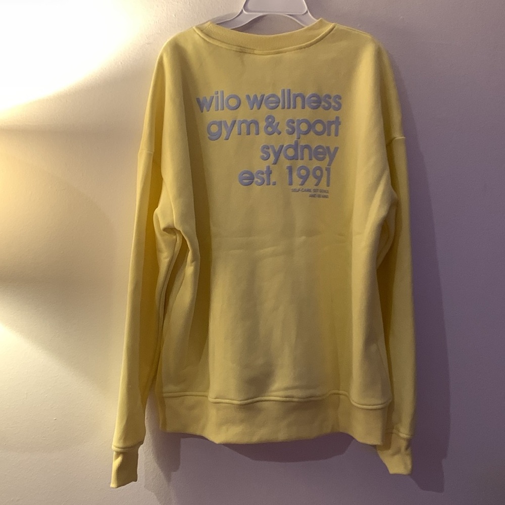 Wilo 2PK Crew Sweat Shirt (Yellow/Blue) Set - Picture 6 of 8